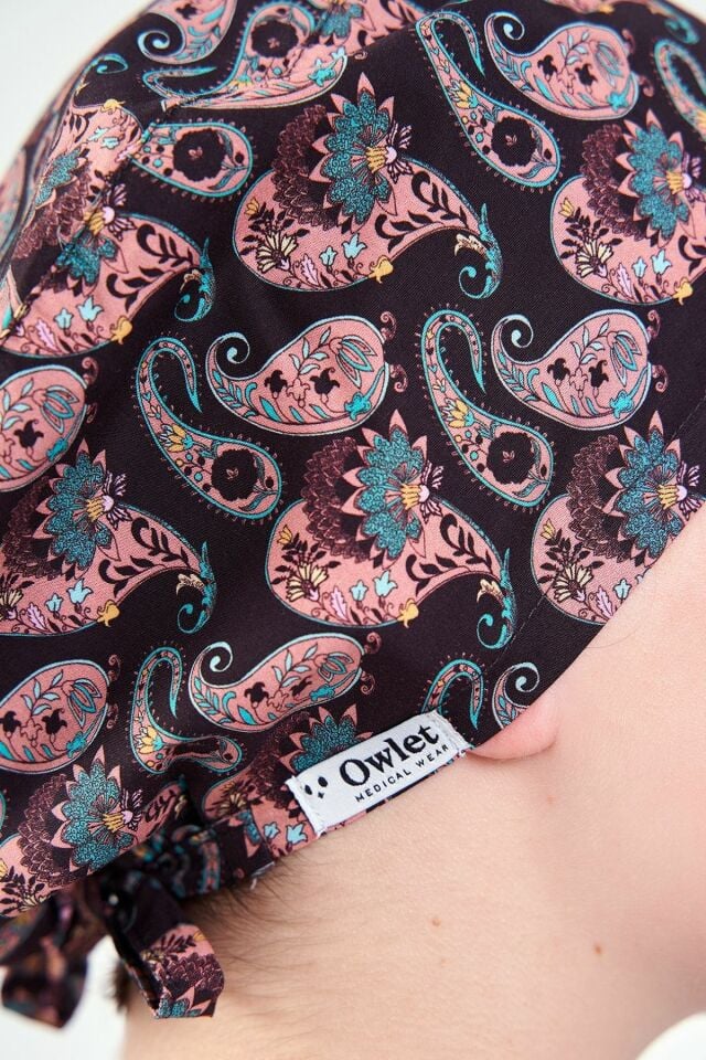 Kahverengi Şal Desenli Cerrahi Bone