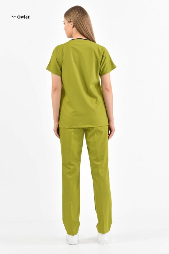 Oil Green Lycra Surgical Team