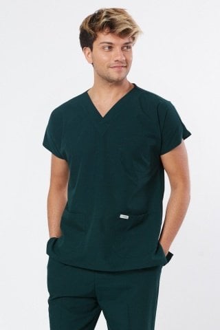 Lycra Emerald Green Surgical Top