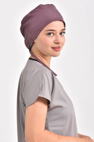 Likralı Koyu Pudra Cerrahi Bone