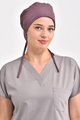Likralı Koyu Pudra Cerrahi Bone