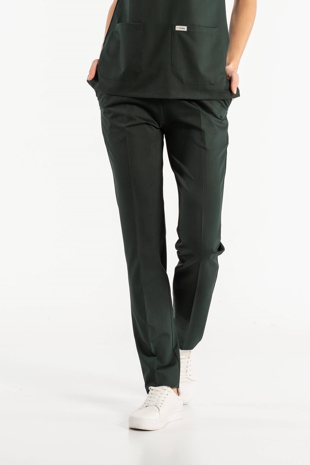 Emerald Green Lycra Trousers