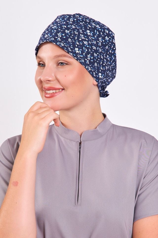 Lacivert Çiçekler Cerrahi Bone