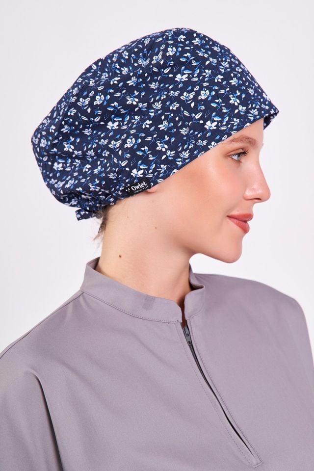 Lacivert Çiçekler Cerrahi Bone