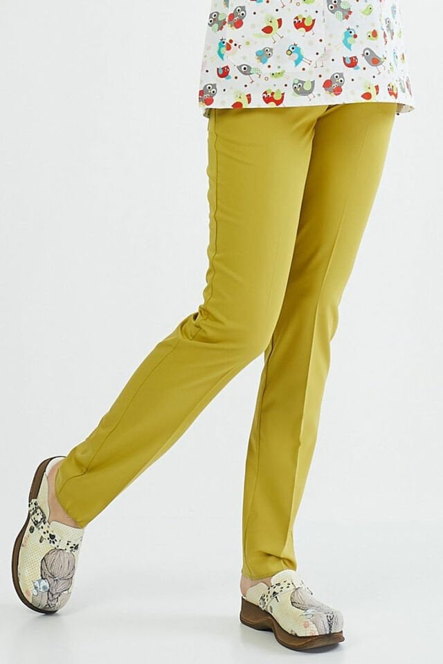Oil Green Lycra pants