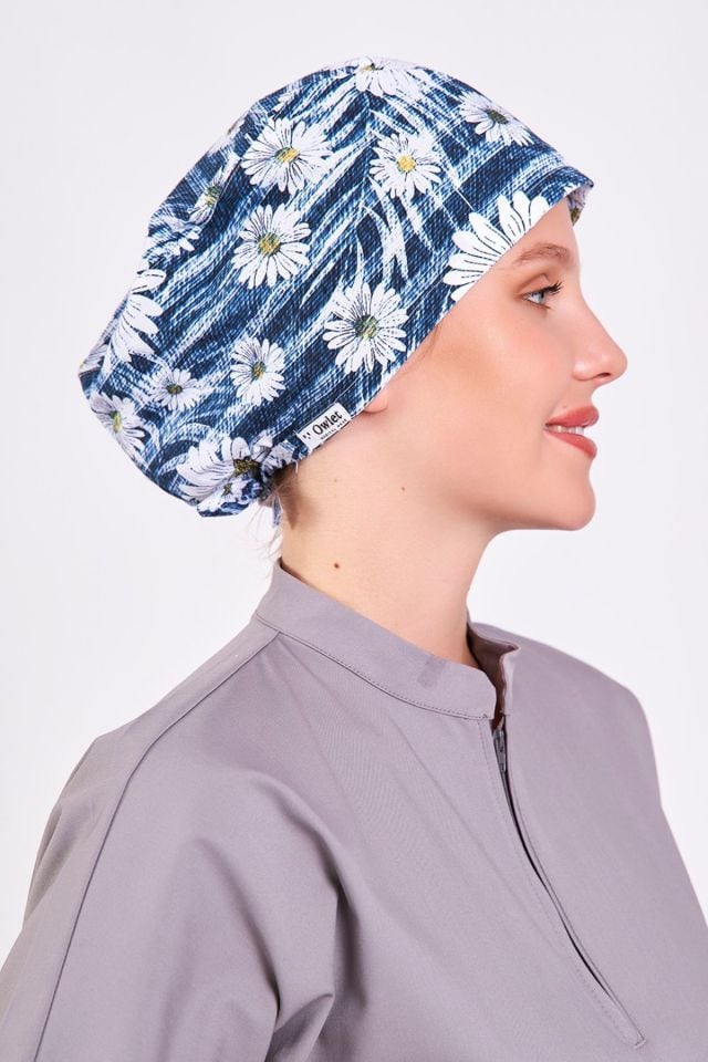 Büyük Papatya Desenli Cerrahi Bone