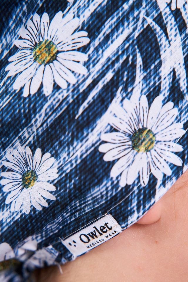 Büyük Papatya Desenli Cerrahi Bone