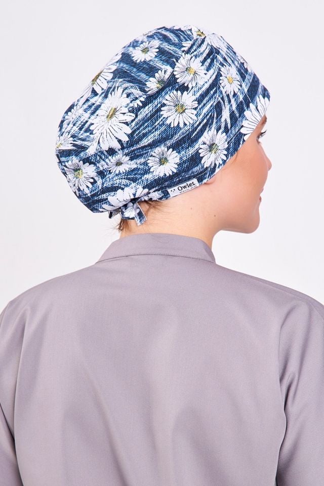 Büyük Papatya Desenli Cerrahi Bone