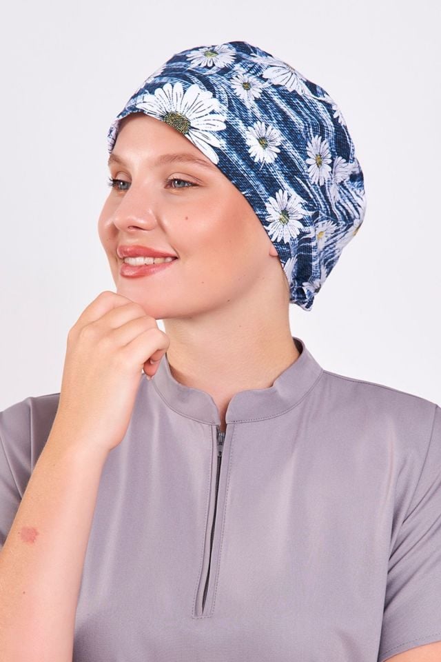 Büyük Papatya Desenli Cerrahi Bone