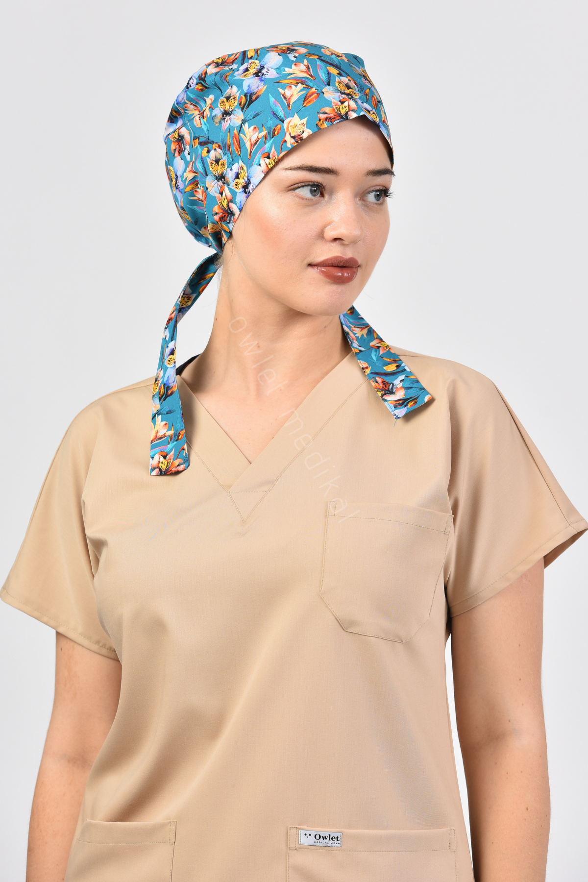 Bahar Çiçekleri Cerrahi Tesettür Bone