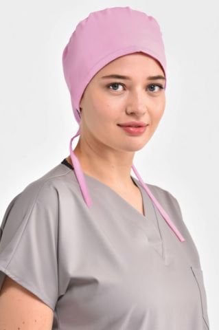 Şeker Pembesi Likralı Cerrahi Bone